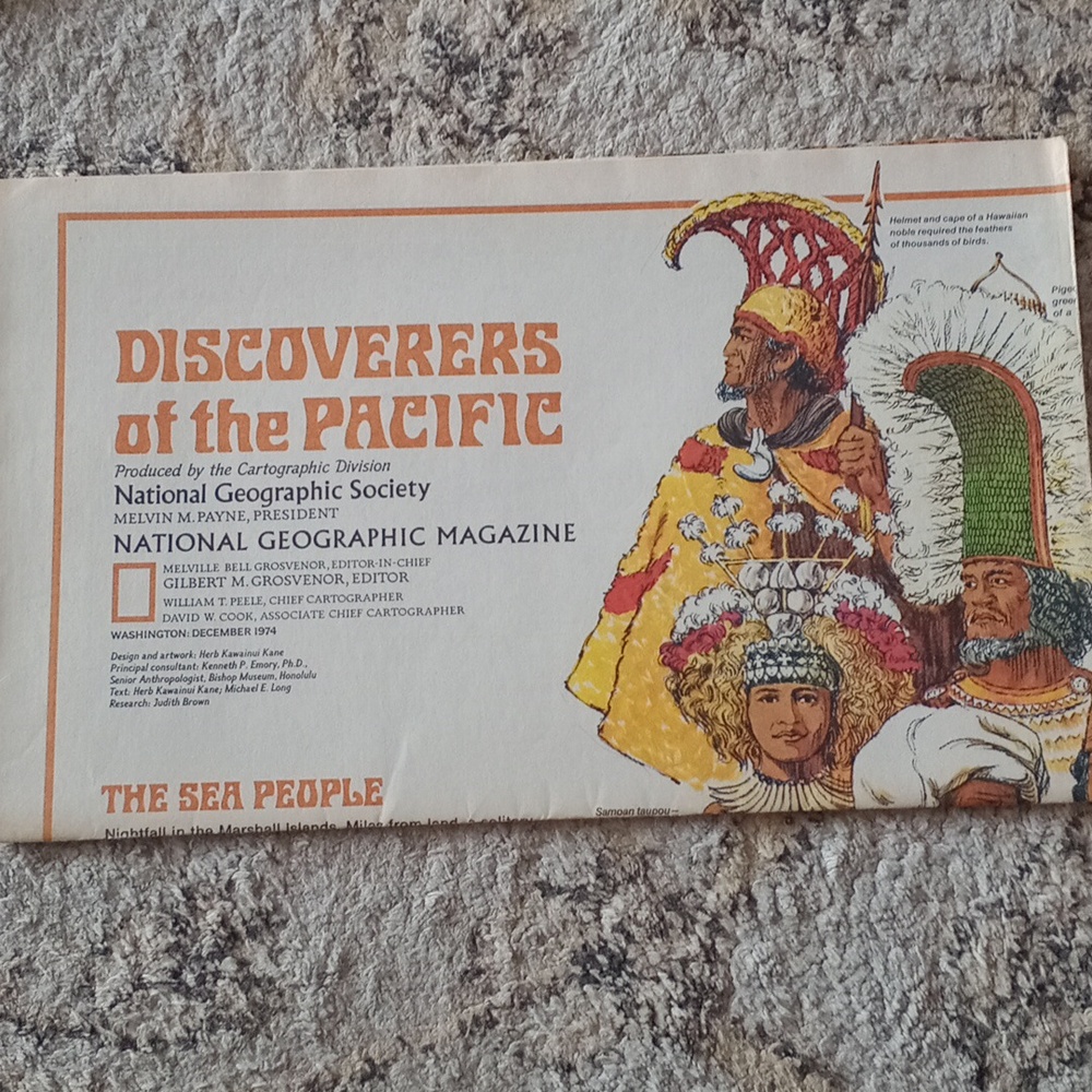 National Geographic Discoverers of the Pacific Poster